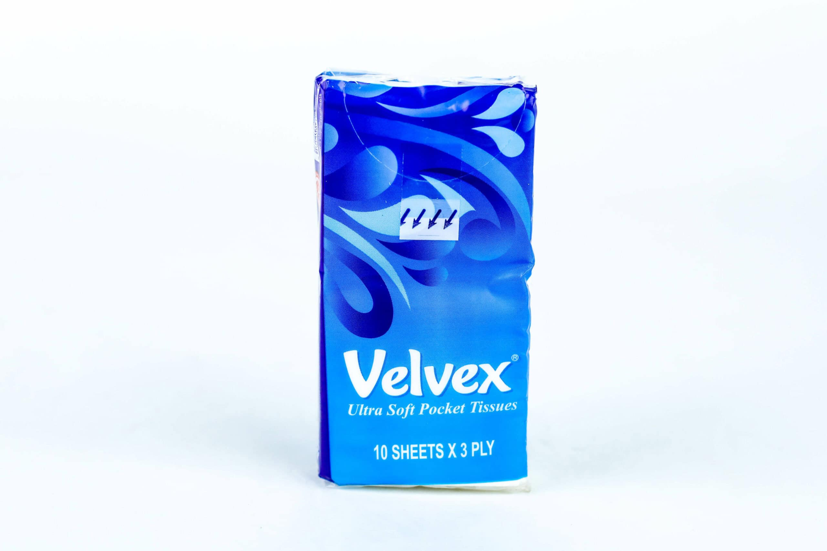VELVEX BLUE POCKET TISSUE